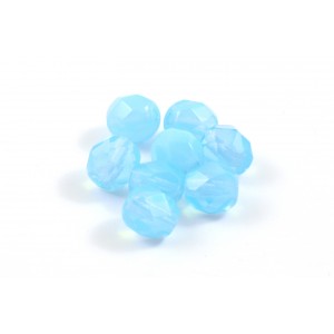 Facette opal aquamarine 6mm